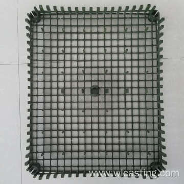 Heat resistant steel cast heat treatment frame